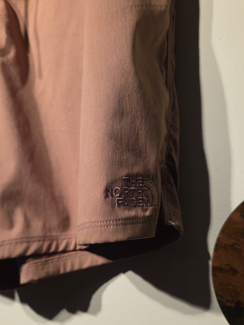 The North Face Women Tan Hybrid Drawstring Shorts - Picture 4 of 8